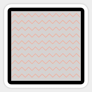 Gray zigzag pattern Sticker